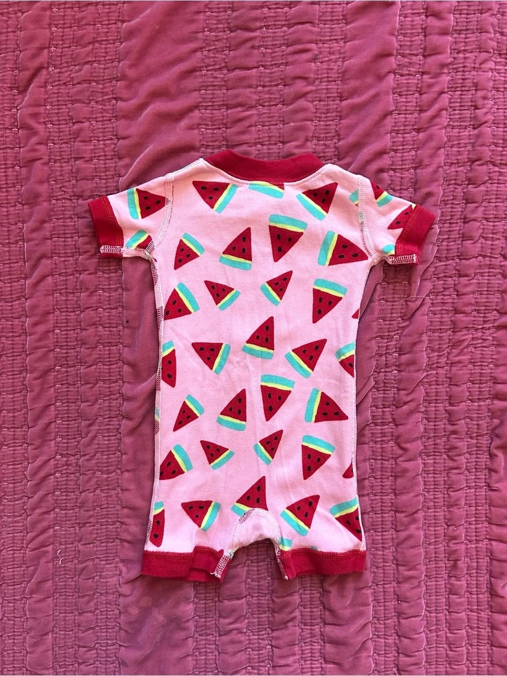 Hanna Andersson Watermelon Print Baby Summer Sleeper